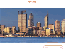 Tablet Screenshot of permatech.com.au